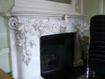 Fireplace in old Dining Room