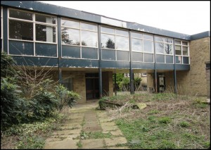 Science Block on the first floor with bridge linking to the main building.