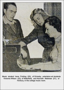 Informal Performance - Article in the News Chronicle - 1949. (Image provided by Leslie Burtenshaw).
