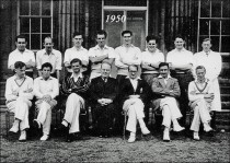 Students' and Tutors' Cricket Team in 1950