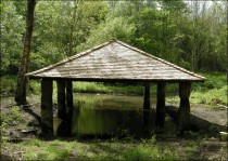 Boathouse - now land-locked at the west of the Upper Lake