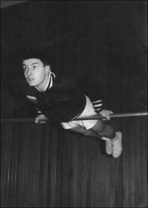 Ken Stott in the Gymnasium at Bretton Hall - 1965