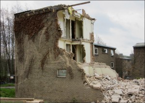 Demolition of Haigh Hostel - 2017