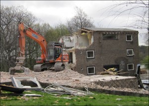 Demolition of Wentworth Hostel - 2017
