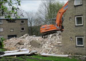 Demolition of Beaumont Hostel - 2017